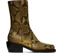 Yellow Snake Boots