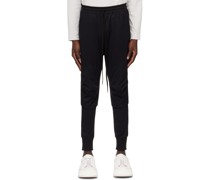 Black Layered Trousers