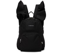 Black Wing Strap Backpack