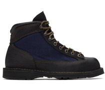 Black & Navy Ridge Boots