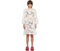 White Hole Midi Dress