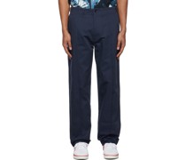 Navy 70s Trousers