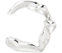 Silver Lava Ear Cuff