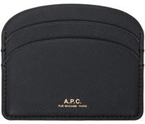 Black Demi-Lune Card Holder