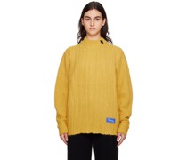 Yellow Reversible Fluic Sweater
