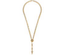 Gold Curb Chain Necklace