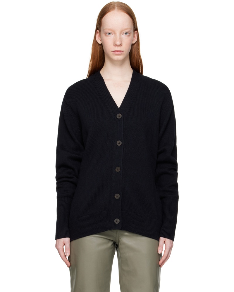 Studio Nicholson Damen Navy Aulenti Cardigan