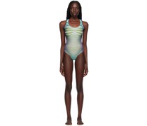 SSENSE Exclusive Blue 'The Body Morphing' Swimsuit