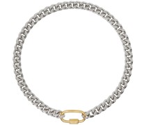 Silver Curb Chain Necklace