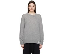 Gray Safety Pin Sweater