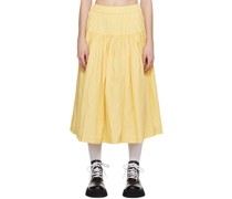 Yellow PYJ Midi Skirt