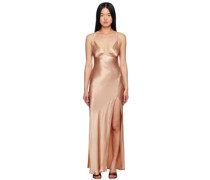 Pink Ren Split Maxi Dress