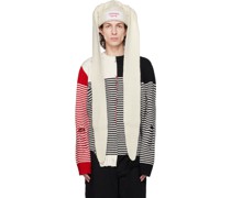 Off-White Extra Long Rabbit Ears Beanie