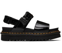 Black Patent Leather Voss Sandals