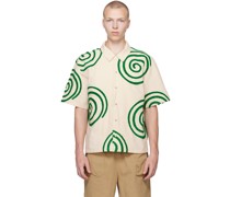 Beige Swirl Shirt