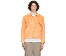 Orange Daily Denim Jacket