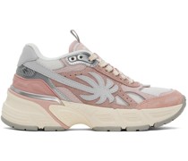 Pink & Silver PA 4 Sneakers