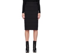 Black Ennio Midi Skirt