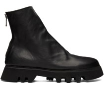 Black ZO08V Zip Boots