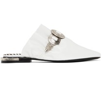 White Slip-On Loafers