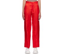 Red Bailey Trousers