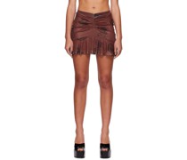 Brown Alva Miniskirt