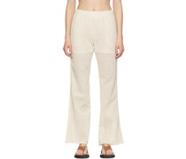 Off-White Cotton Trousers