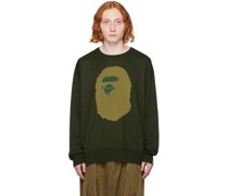 Green Ape Head Sweater