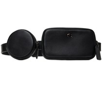 Black Multi Pouch Belt Bag