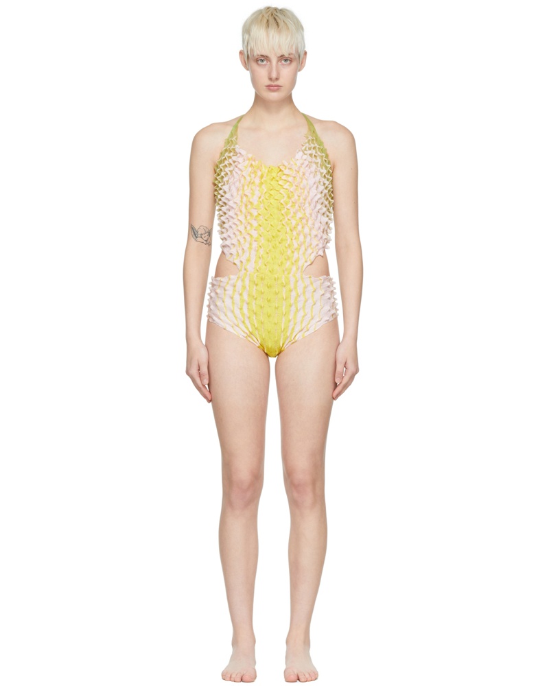 Chet Lo Damen SSENSE Exclusive Multicolor Sunrise One-Piece Swimsuit