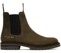 Brown Winter Chelsea Boots