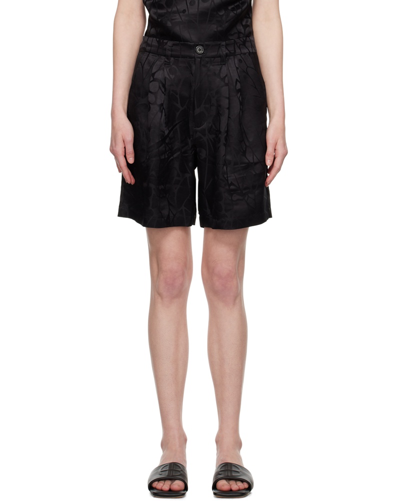 Anine Bing Damen Black Carrie Shorts