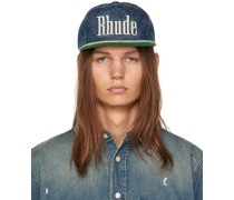 Indigo Logo Denim Cap