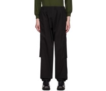 Black Airbag Trousers