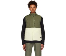Navy Quilted Reversible Down Vest