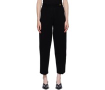 Black Madeleine Trousers
