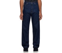 Indigo Relaxed-Fit Jeans