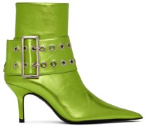 Green Big Belt Boots