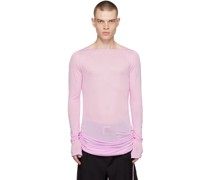 SSENSE Exclusive Pink Long Sleeve T-Shirt