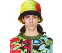 Multicolor Denim Bucket Hat