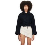 Black Cropped Jacket