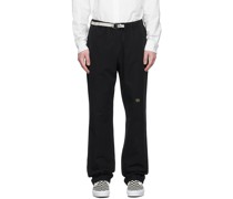 Black Cotton Trousers