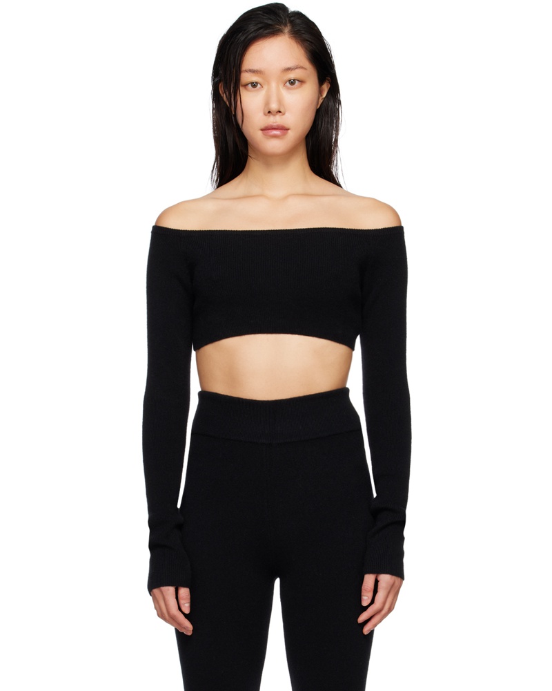 Lisa Yang Damen Black Gina Blouse