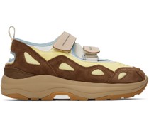 Brown & Yellow AKK-ab Sneakers