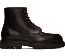Brown Pull-Up Boots