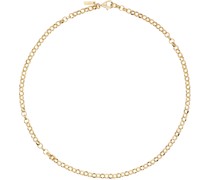 Gold Diamond Cut Belcher Chain Necklace