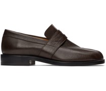 Brown Soft Tabi Loafers