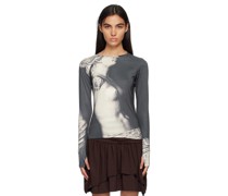 Black Classic Paintings Long Sleeve T-Shirt