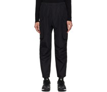 Black Articulated Cargo Pants