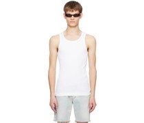 White Extra Slim Fit Tank Top